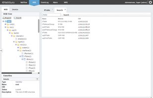 NetVizura MIB Browser - MIB search