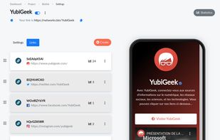 Enable or disable link, you can also add planned links