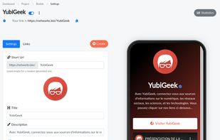 Modify your page as you want on Networks.bio