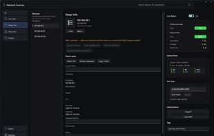 Deep scan of a single host