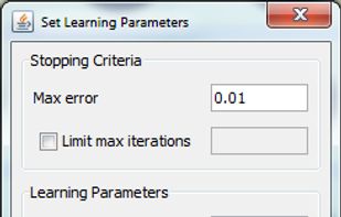 Neuroph screenshot 2