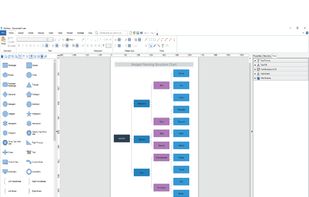 MyDraw Hierarchy chart- Budget Planning Structure chart