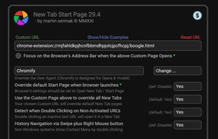 New Tab Start Page screenshot 2