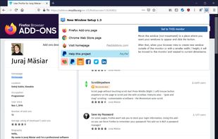 New Window Setup screenshot 1