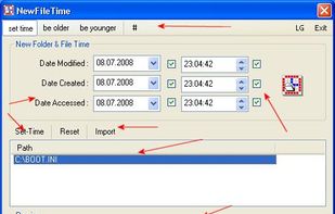 NewFileTime screenshot 1