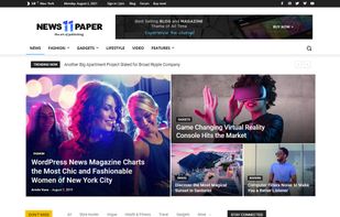 Newspaper WordPress Theme screenshot 3