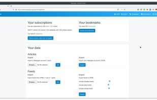 Newspipe screenshot 2