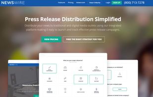 Newswire.com screenshot 1