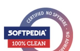 Certified 100% Clean by Softpedia Labs — no spyware, adware, or malware detected