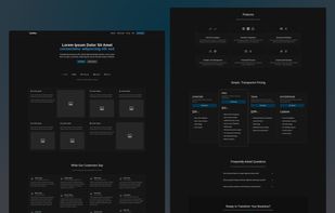 Sleek, minimal layout tailored for tools, platforms, and APIs. Perfect for products with a tech-savvy audience.