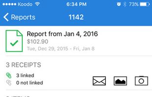 Nexonia Expenses screenshot 2