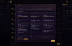  The character builder supports D&D 5e, Pathfinder 2e, or a free-form custom sheet, and adapts its steps to the system you choose.