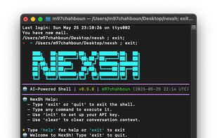 NexSh screenshot 1