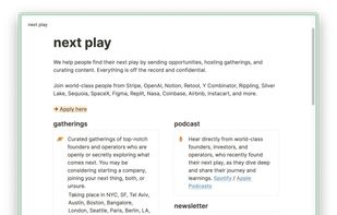 next play screenshot 1