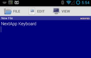 NextApp Technical Keyboard screenshot 1