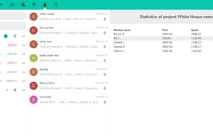 Nextcloud Cospend screenshot 1