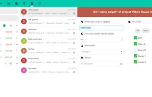 Nextcloud Cospend screenshot 1