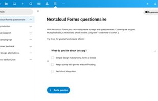Nextcloud Forms screenshot 1