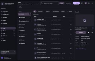 Nextcloud Native screenshot 1