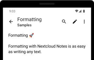 Nextcloud Notes screenshot 3