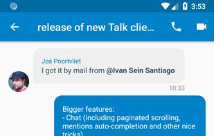 Nextcloud Talk screenshot 1