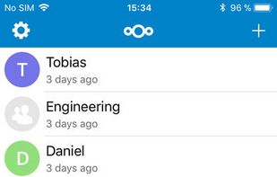 Nextcloud Talk screenshot 1