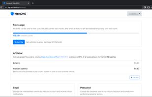 NextDNS screenshot 1
