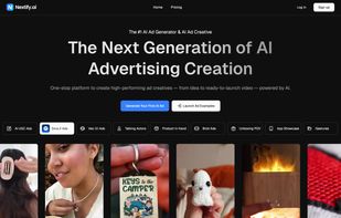 The Homepage of Nextify AI