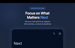 NextThing for GTD screenshot 1