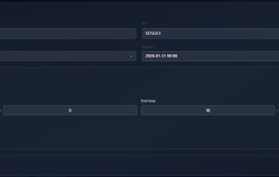 Just in Time configuration