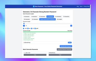 Nice Password screenshot 1