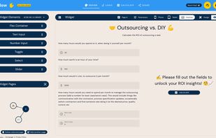 Drag & Drop Widget Editor