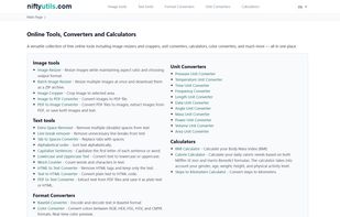 NiftyUtils.com screenshot 1