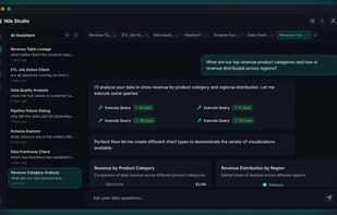 You can ask complex business questions and Nile will help you reach the right insights by doing all the hard work.