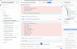 Visually chat with agents. See files changed. Organized sessions