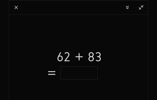 Simple math exercises