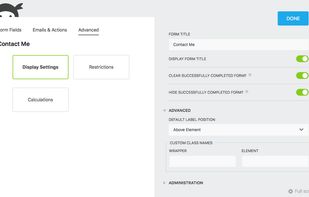 Ninja forms screenshot 2
