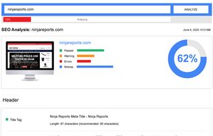 Ninja Reports screenshot 1