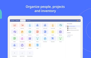 Organize people, projects and inventory
