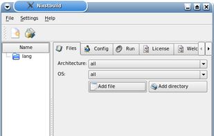 Nixstaller screenshot 1
