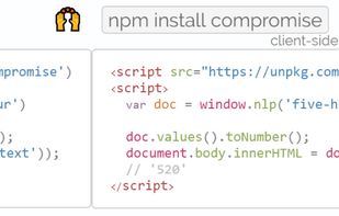 NLP Compromise screenshot 1