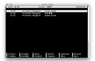 nmail screenshot 1