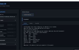 nmap-exec-ui screenshot 1