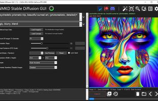 NMKD Stable Diffusion GUI screenshot 1