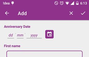 Anniversary Reminder screenshot 1