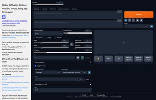No GPU WebUI screenshot 1