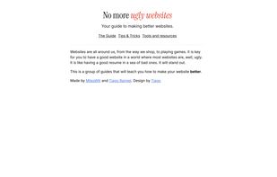 No more ugly websites screenshot 1
