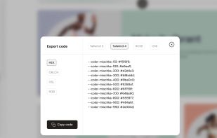 Export screen