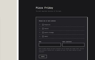 nobloat/poll screenshot 1