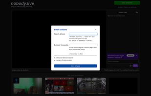 Nobody.live screenshot 1